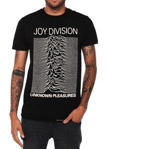 Joy Division Curtis Unknown Pleasures post punk rock Official T-Shirt 2X XXL NWT